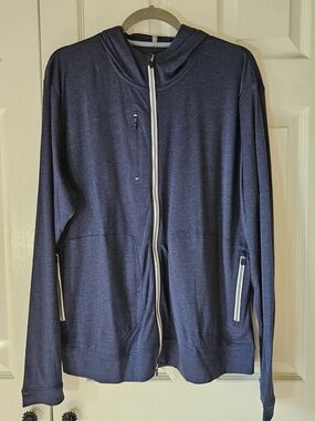 NWT Peter Millar Crown Sport Active Performance Full Zip Hoodie